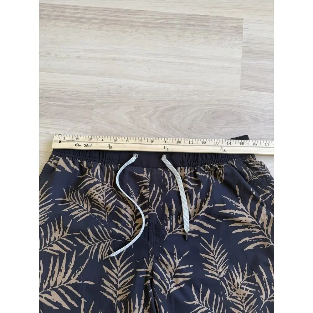 Vuori Kore Shorts Men's Large Black Gym Lined Pockets Polyester Elastic Waist